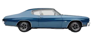 side photo of a classic chevelle